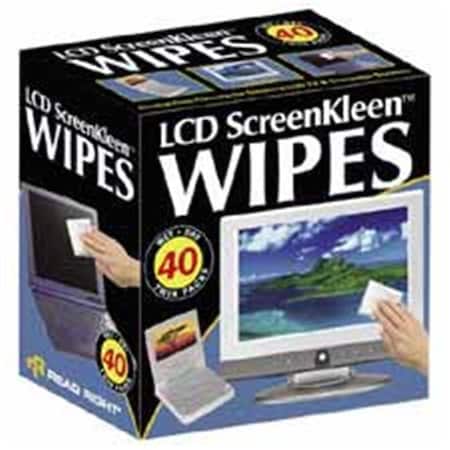 Read-Right  Screen Kleen- Alcohol Free- Wet-Dry Wipes